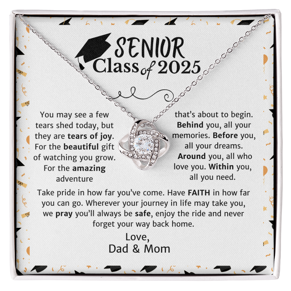 Graduating Senior 2025 | Amazing Adventure | Love Knot Necklace