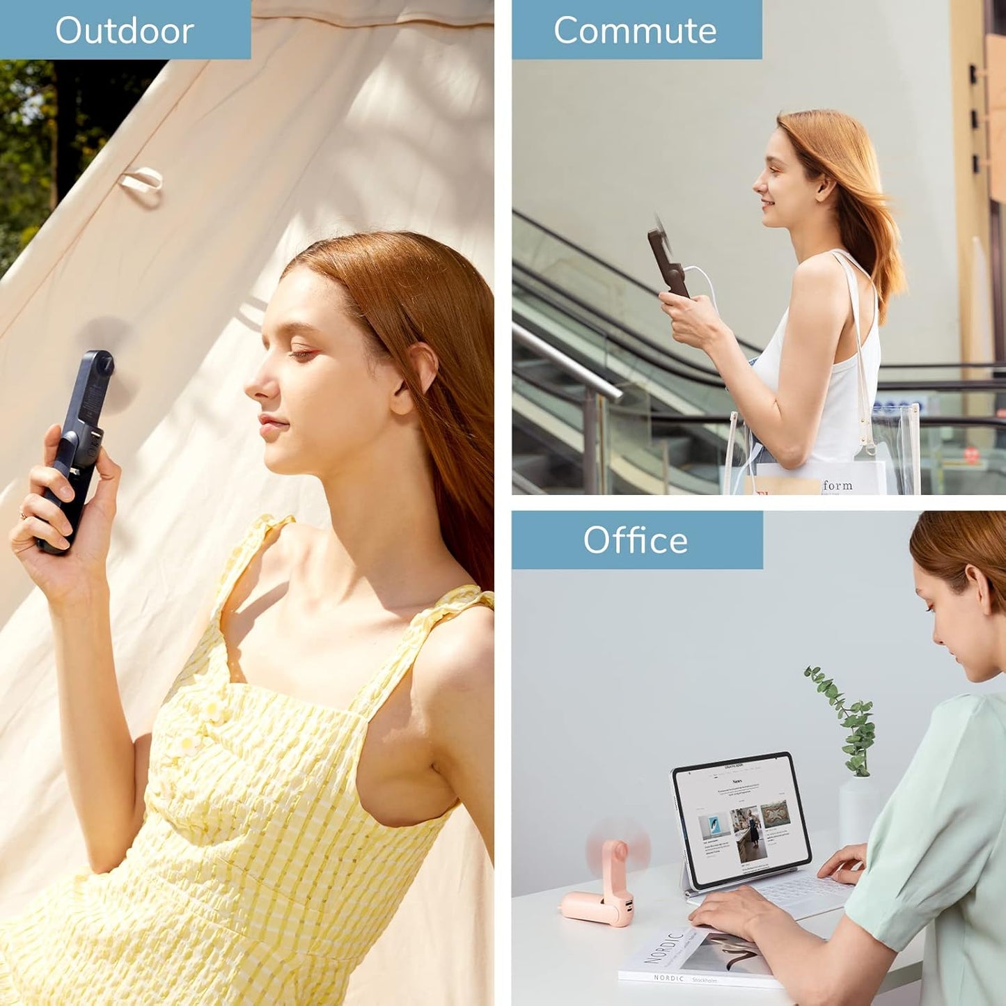 Pocket Cool Fan & Power Bank
