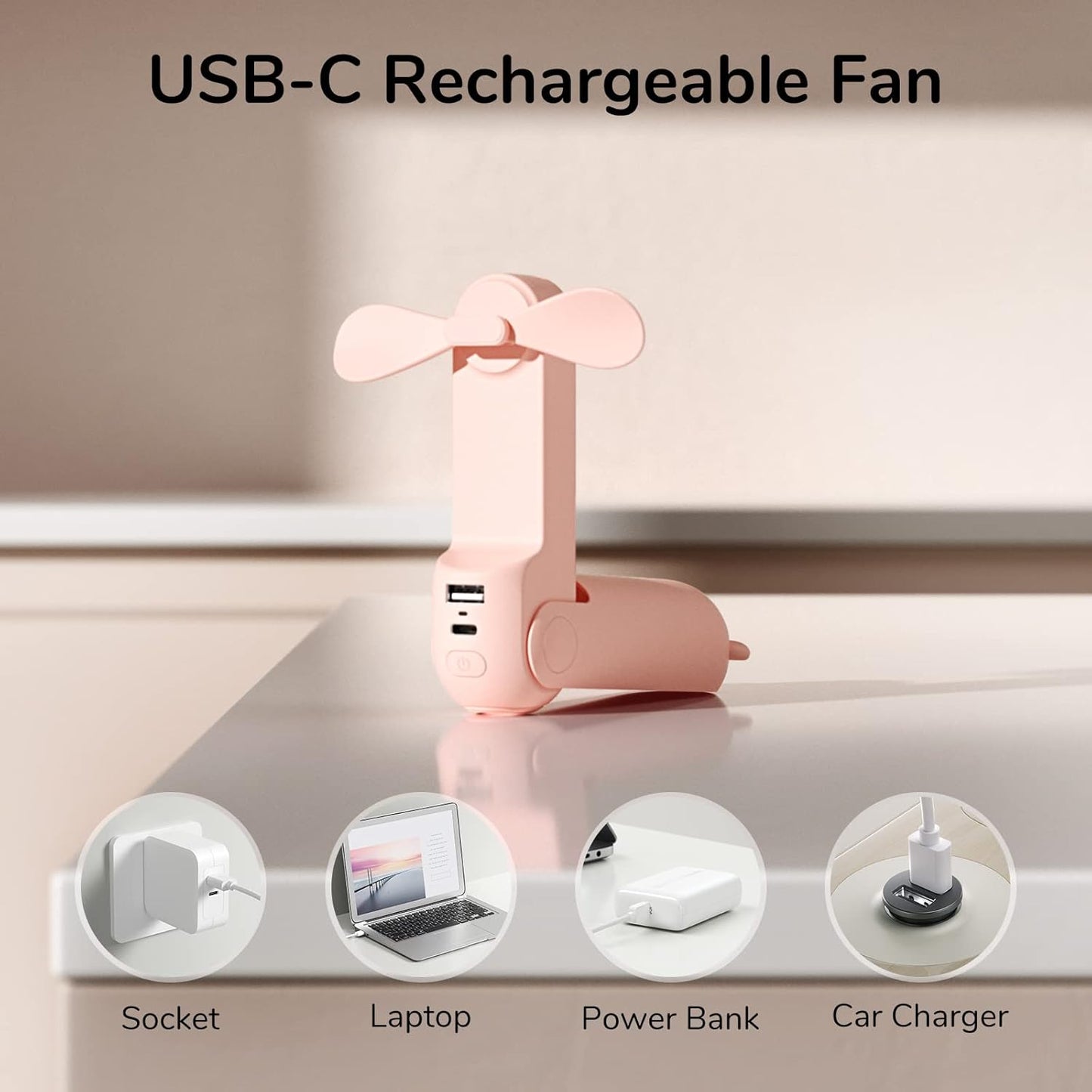 Pocket Cool Fan & Power Bank