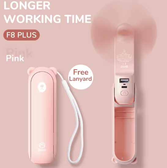 Pocket Cool Fan & Power Bank