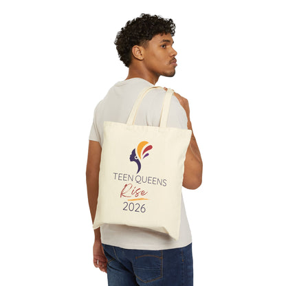 Teen Queens Rise 2026 Cotton Tote — Event Tote Bag