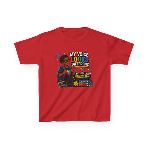 Kids Tee - My Voice Looks Different, But I Still Have Something to Say – Youth Autism Advocacy Tee