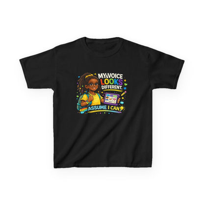 My Voice Looks Different: Assume I Can – Youth Autism Advocacy Tee