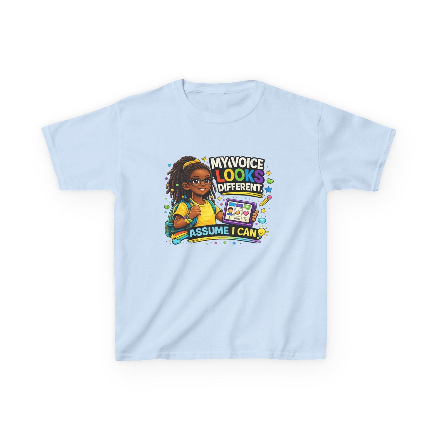 My Voice Looks Different: Assume I Can – Youth Autism Advocacy Tee