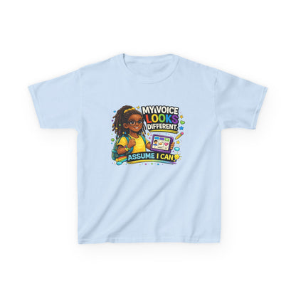 My Voice Looks Different: Assume I Can – Youth Autism Advocacy Tee