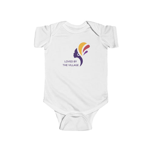 Queens Village Infant Bodysuit - Newborn Baby Onesie with Logo