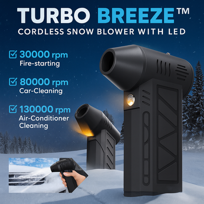 Turbo Breeze 2.0 – Cordless Snow Blower (2025)