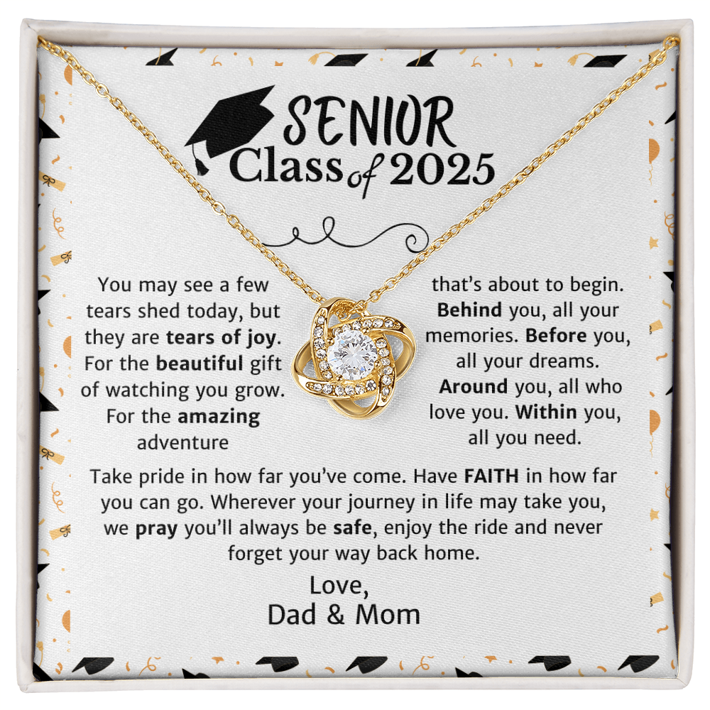 Graduating Senior 2025 | Amazing Adventure | Love Knot Necklace