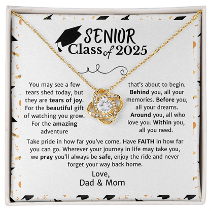 Graduating Senior 2025 | Amazing Adventure | Love Knot Necklace
