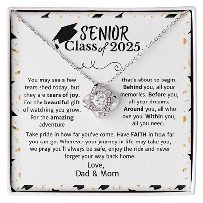 Graduating Senior 2025 | Amazing Adventure | Love Knot Necklace