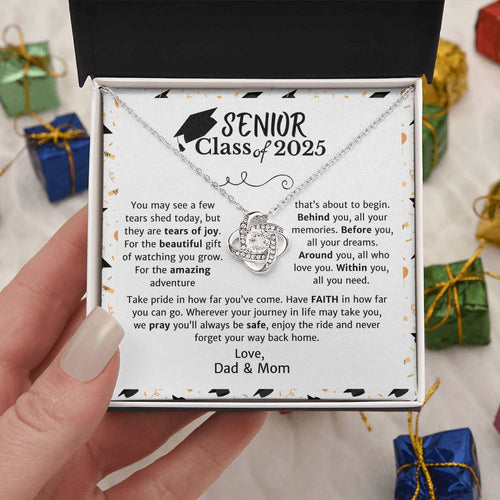 Graduating Senior 2025 | Amazing Adventure | Love Knot Necklace