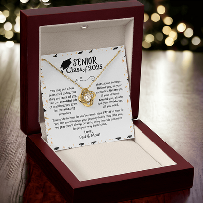 Graduating Senior 2025 | Amazing Adventure | Love Knot Necklace