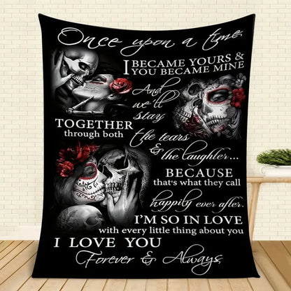 Cozy Halloween Fleece Blanket