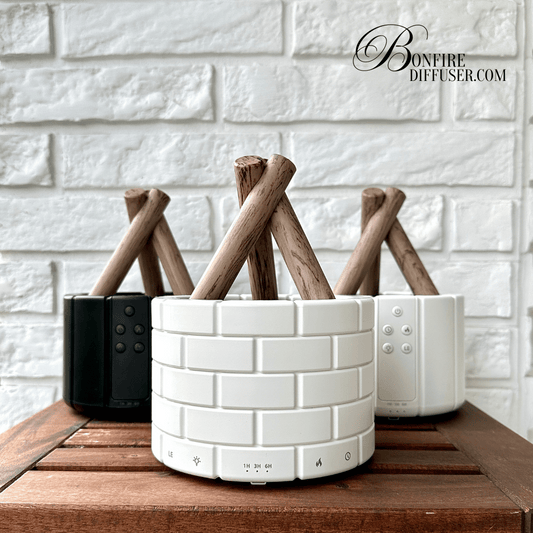 Cozy Bonfire Diffuser Lamp