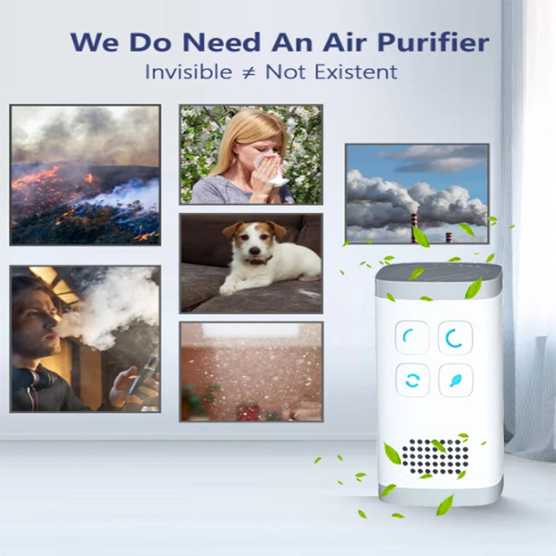 Mini Air Purifier Plug-In