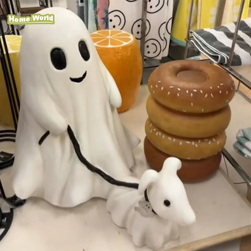 Ghostly Dog Halloween Decoration