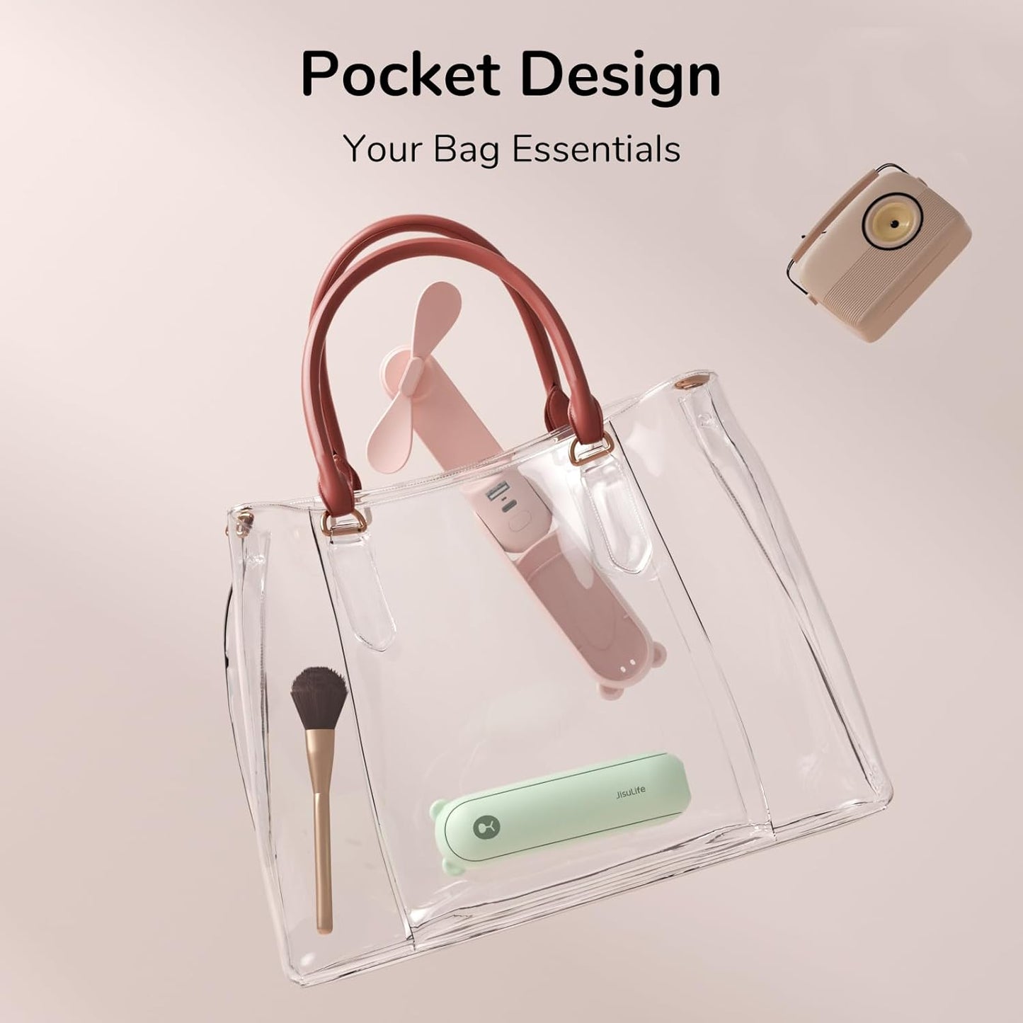 Pocket Cool Fan & Power Bank