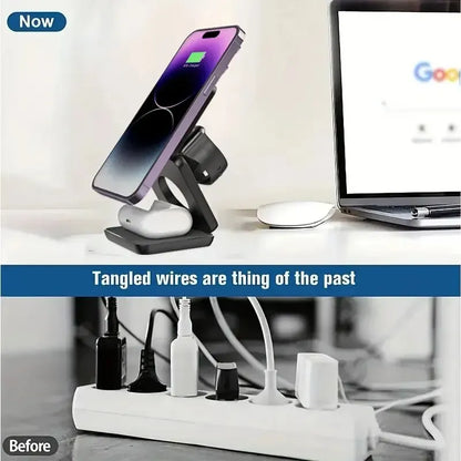 Foldable Wireless Charger Station